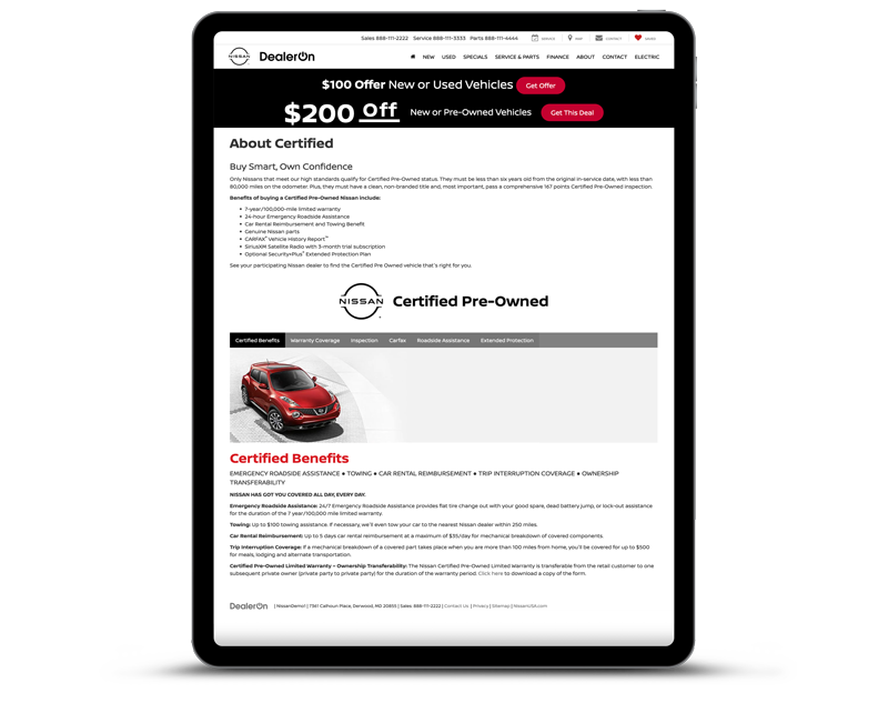 CPO Landing Page